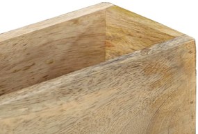 vidaXL Ραφιέρα Τοίχου για Περιοδικά 30x11x72 εκ. από Μασίφ Ξύλο Μάνγκο