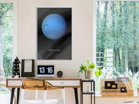 Αφίσα - The Solar System: Neptun - 20x30 - Χρυσό - Με πασπαρτού