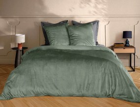 Σετ Υπέρδιπλη Παπλωματοθήκη &amp; 2 Μαξιλαροθήκες Velina Douceur d'intérieur από πολυεστέρα, με διαστάσεις 220x240cm - Cedar