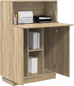 vidaXL Γραφείο Δρύς Sonoma 71.5 x 31.5 x 106.5 εκ Επεξεργασμένο Ξύλο