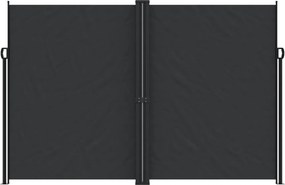 vidaXL Σκίαστρο Πλαϊνό Συρόμενο Μαύρο 220 x 500 εκ.