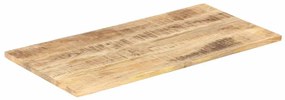 vidaXL Επιφάνεια Τραπεζιού 25-27 χιλ. 100x60 εκ. από Μασίφ Ξύλο Μάνγκο