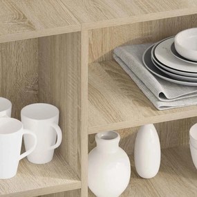 vidaXL Ντουλάπι Sonoma Δρυς 120x30x75 εκ. από Επεξεργασμένο Ξύλο