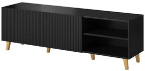 PAFOS TV stand 150 2D2K black/black DIOMMI CAMA-PAFOS-RTV-150-CZ/CZ