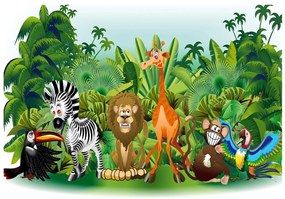 Φωτοταπετσαρία - Jungle Animals 250x175