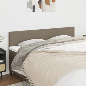 vidaXL Κεφαλάρια Ύφασμα 180x5x78/88 εκ. Taupe