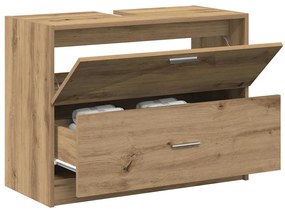 vidaXL Ντουλάπι Νεροχύτη με συρτάρι Artisan Oak 78 x 37 x 59 cm