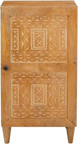vidaXL Πλαϊνό γραφείο Ανοιχτό καφέ 33.5 x 40 x 75 εκ