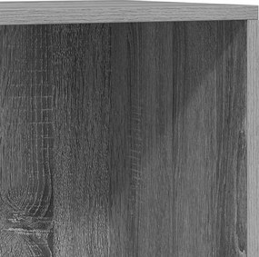 vidaXL Βιβλιοθήκη/Βοηθητικό Ντουλάπι Γκρι sonoma 66x30x130εκ Επεξ Ξύλο