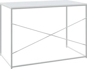 vidaXL Γραφείο Υπολογιστή Λευκό 110 x 60 x 70 εκ. από Επεξ. Ξύλο