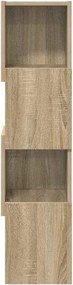 vidaXL Γωνιακό Ντουλάπι Δρύς Sonoma 25,5x25x102εκ Επεξεργασμένο ξύλο