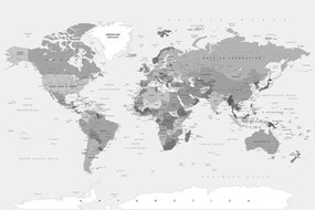 Εικόνα σε έναν κλασικό ασπρόμαυρο χάρτη από φελλό - 90x60  flags