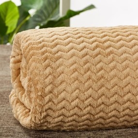 Κουβέρτα Fleece Υπέρδιπλη (220x240) Whitegg Pop Corn AW2023 Εκρού