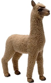 Διακοσμητικό Επιτραπέζιο Happy Alpaca Καφέ 38*26*9.2εκ. - Καφέ