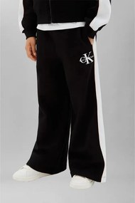 Calvin Klein παιδικό σετ φόρμας Black-White Wide leg