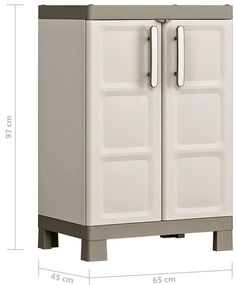 Keter Ντουλάπι Αποθήκευσης με Ράφια Excellence Μπεζ / Taupe 97 εκ.