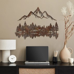 Decorative Metal Wall Accessory Rusty Landscape 2 Antiquation