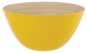 Σαλατιέρα Bamboo &quot;Casta&quot; Yellow Δ.25x13 - Nef Nef