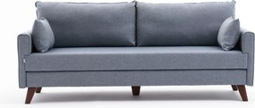 3-Seat Sofa-Bed Bella Soft Yataklı Üçlü Koltuk - Blue Blue