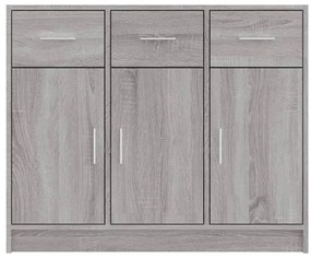 vidaXL Ντουλάπι Γκρι Sonoma 91 x 28 x 75 εκ. από Επεξεργασμένο Ξύλο