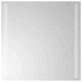 vidaXL Καθρέφτης Μπάνιου με LED 50x50 εκ.