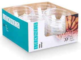 Σετ από Μπολ Leknes Διαφανές Πλαστική ύλη 700 ml 15,2 x 7 x 15,2 cm (24 Μονάδες)