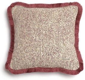 Μαξιλαροθήκη Διακοσμητική Parnassos Trimming Apple-Beige Aslanis Home 60Χ60 Cotton,Chenille