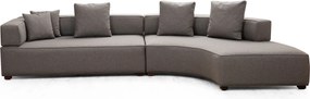 Corner Sofa Gondol-1 (L3-CHL) - Grey Grey