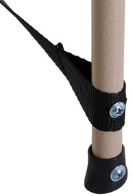 Outsunny Στρατιωτικό κρεβάτι, κρεβάτι κάμπινγκ, πτυσσόμενο, ανθεκτικό στις καιρικές συνθήκες, με τσάντα μεταφοράς, 190 x 68 x 52 cm, Γκρι