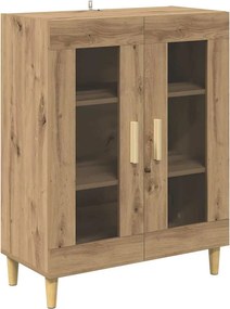 vidaXL Πλαϊνό γραφείο Artisan Oak 69,5 x 34 x 90 εκ.