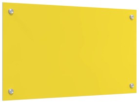 vidaXL Κίτρινο Πλακάκι Κουζίνας 70x40x0,6 cm από Σκληρυμένο Γυαλί
