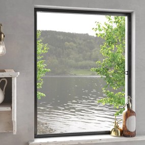 vidaXL Σκηνίδα Εντόμων Για Παράθυρα Ανθρακί 130 x 150 cm