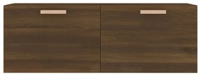 vidaXL Ντουλάπι Τοίχου Καφέ Δρυς 100x36,5x35 εκ. Επεξεργασμένο Ξύλο