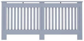 vidaXL Καπάκι Καλοριφέρ 2 pcs Γκρι 172 x 19 x 81,5εκ