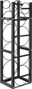 VEVOR Refrigerant Tank Rack Cylinder Tank Rack with 3-30lb and 3 Small Bottles
