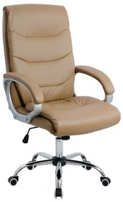 ΚΑΡΕΚΛΑ ΓΡΑΦΕΙΟΥ ZAMORA ΔΙΕΥΘΥΝΤΙΚΗ HM1087.09 ΣΕ CAMEL ΧΡΩΜΑ 51x71x123 εκ.