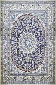 Χειροποίητο Χαλί Persian Nain Wool-Silk 256Χ199 256Χ199cm
