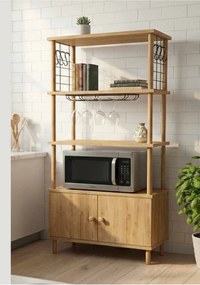 Ντουλάπι Κουζίνας Sapphire Δρυς MEGRE 60x30x140