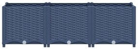 vidaXL Ζαρντινιέρα 120 x 40 x 38 εκ. από Πολυπροπυλένιο