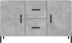 vidaXL Ντουλάπι Γκρι Σκυροδέματος 100 x 36 x 60 εκ. Επεξεργασμένο Ξύλο