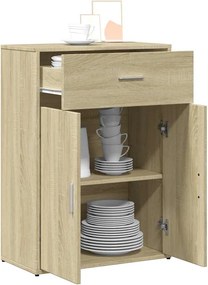 vidaXL Βοηθητικό Ντουλάπι Sonoma Δρυς 60x30x84 εκ. Επεξεργασμένο Ξύλο
