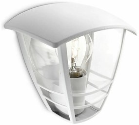 Απλίκες τοίχου Philips Creek 19,5 cm Λευκό Μέταλλο Αλουμίνιο A+ E27