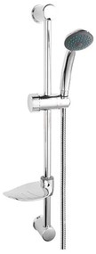 Κολώνα Ντους Με Ράφι Και Τηλέφωνο Simpla N120 Chrome Ferro Ορείχαλκος