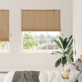 vidaXL Ρολά και Σκίες Παραθύρων Ανοιχτό καφέ 140 x 220 cm Μπαμπού