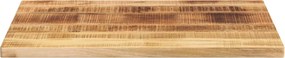 vidaXL Επιτραπέζια επιφάνεια 80x70x3,8 cm Ορθογώνια από μασίφ ξύλο