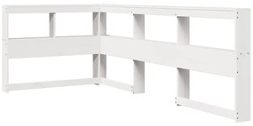 vidaXL Κρεβάτι Βιβλιοθήκη Χωρίς Στρώμα 90x200 εκ Μασίφ Ξύλο Πεύκου