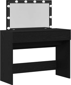 vidaXL Τραπέζι περιποίησης Μαύρη Οξυά 100 x 40 x 120 εκ.