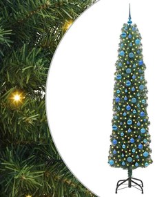 vidaXL Τεχνητό Χριστουγεννιάτικο Δέντρο με 300 LED Πράσινο 240 cm