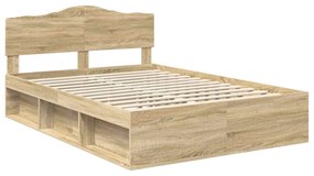 vidaXL Σκελετός Κρεβατιού Σονόμα 160 x 200 cm Στερεά ξυλεία πεύκου