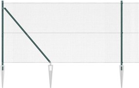 vidaXL Συρματόπλεγμα με ακίδες 50 x 1,2 m Χάλυβας με επικάλυψη PVC